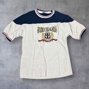 Vintage Colorblock Royal Carribean Crew Neck T Shirt L XL Splendor Of The‎ Seas